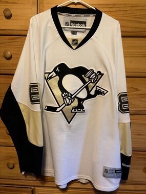 Reebok Pittsburgh Penguins White Hockey Jersey xxl